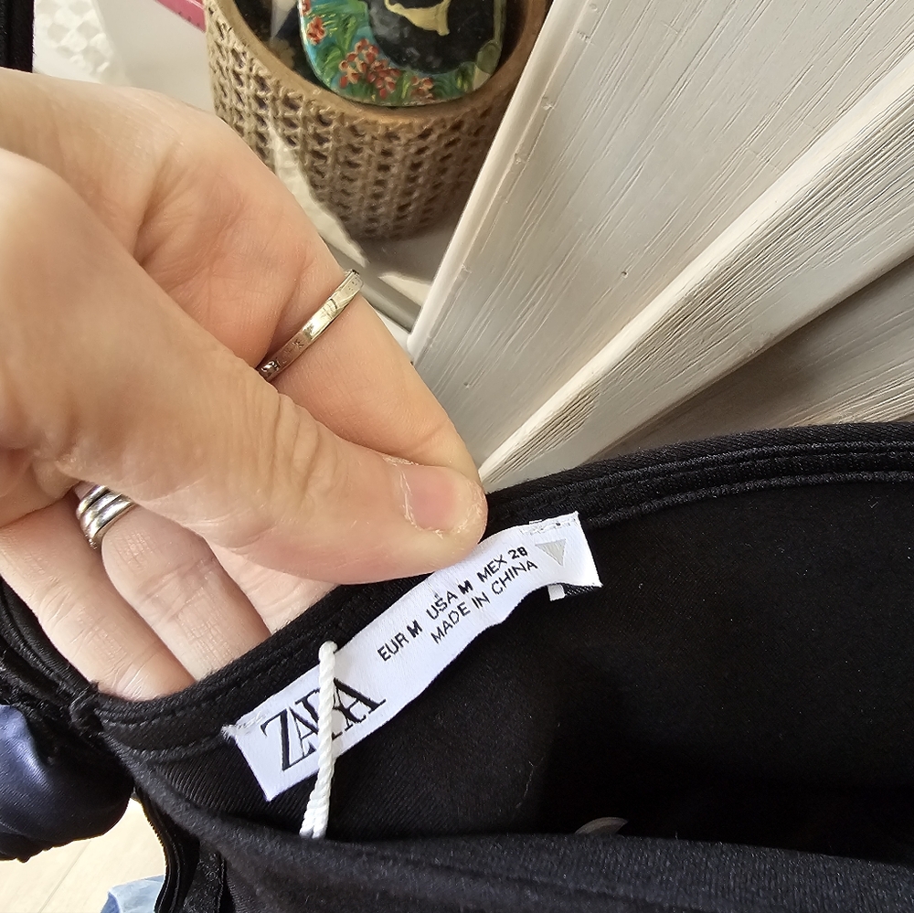 Zara To My Lovers Bubble Hem Top - Picture 15 of 15